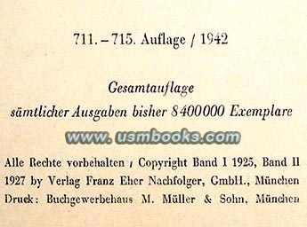 Adolf Hitler Mein Kampf, Zentralverlag der NSDAP Franz Eher Nachfolger